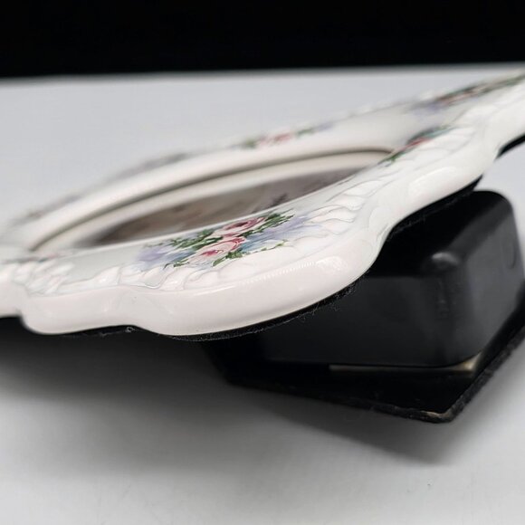 Terragrafics 1986 Floral Musical Ceramic Picture Frame Memories 3.5"x5" - Picture 11 of 11